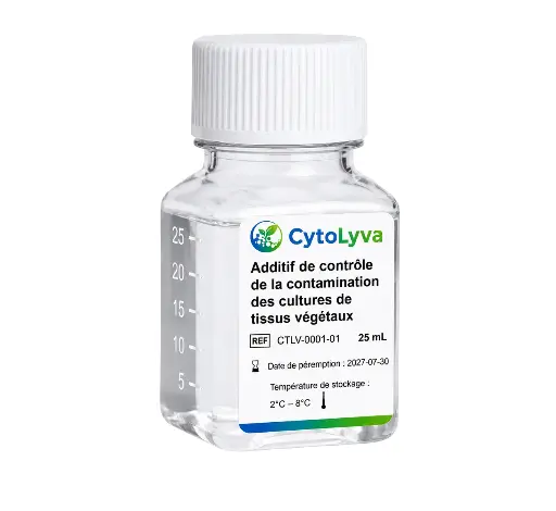 [CTLV-0001-01] Additif de contrôle de la contamination des cultures de tissus végétaux
