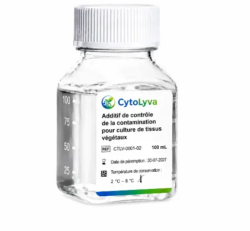 [CTLV-0001-02] Additif de contrôle de la contamination des cultures de tissus végétaux