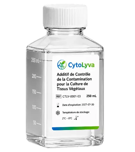 [CTLV-0001-03] Additif de contrôle de la contamination des cultures de tissus végétaux