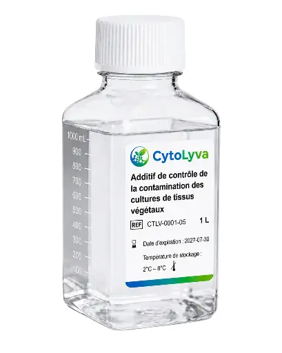 [CTLV-0001-05] Additif de contrôle de la contamination des cultures de tissus végétaux